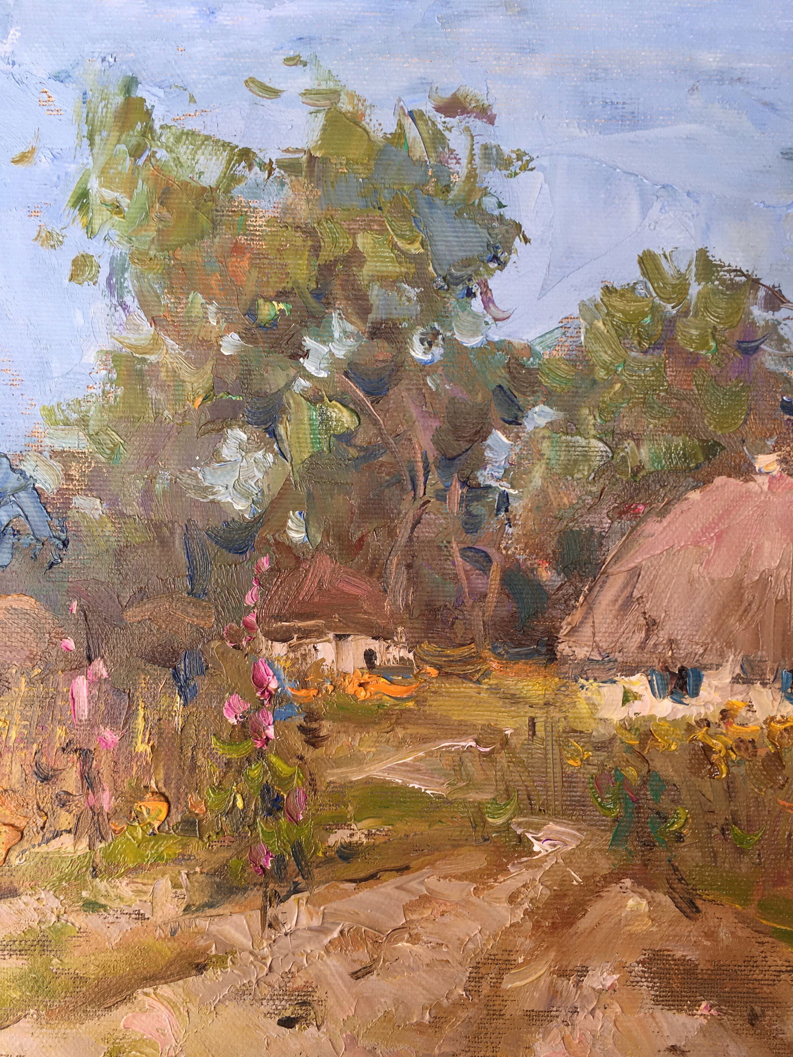 Oil painting Grandma's House Sergey Ivanovich Animov - 3