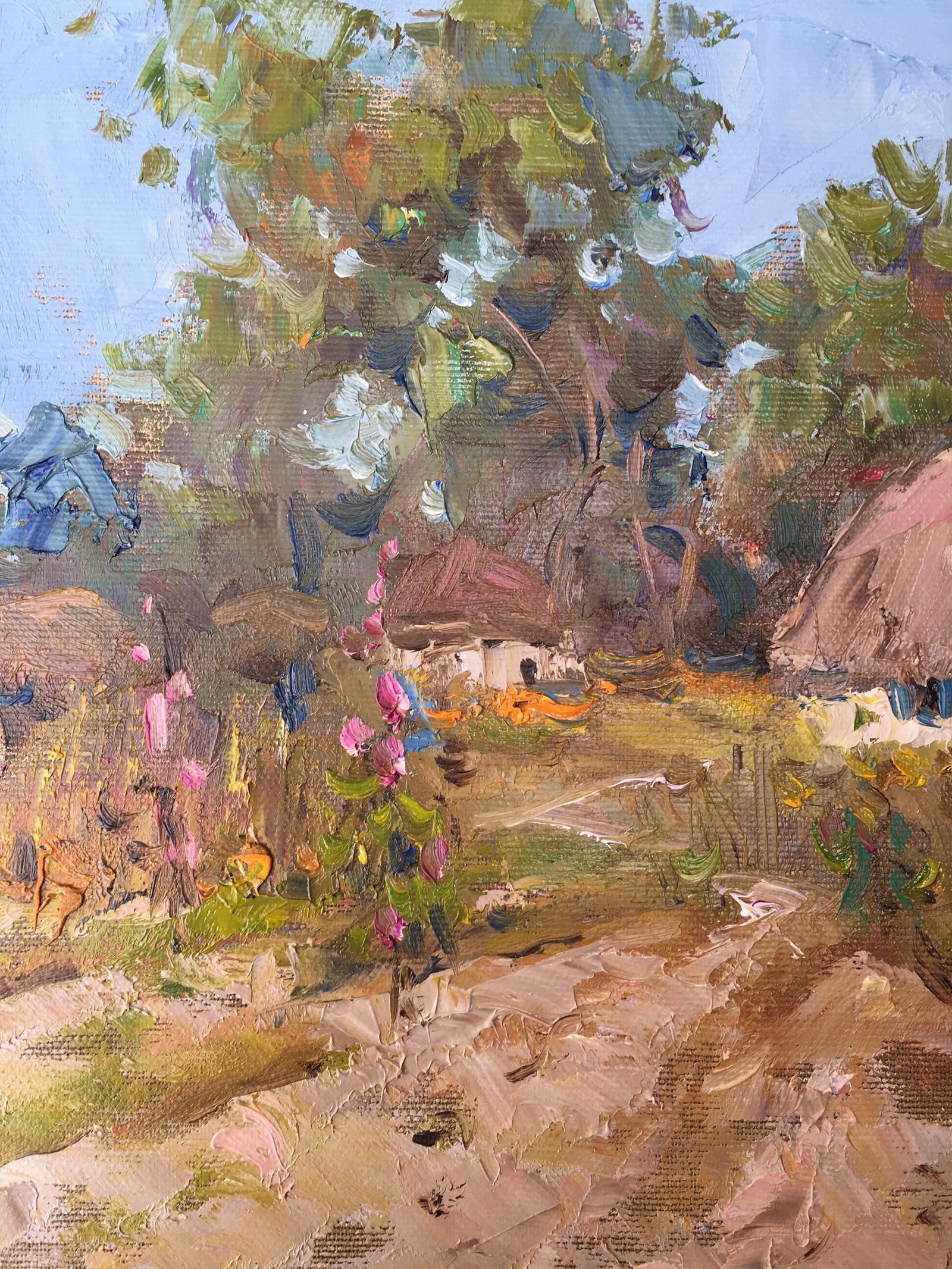 Oil painting Grandma's House Sergey Ivanovich Animov - 4