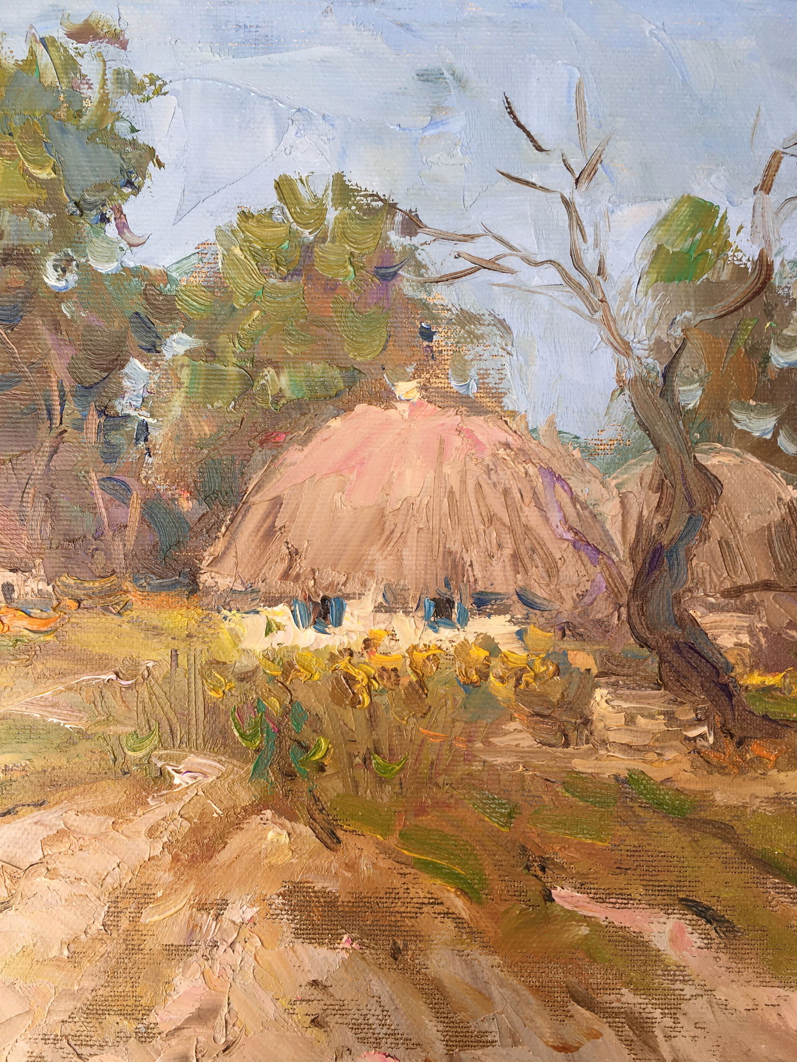 Oil painting Grandma's House Sergey Ivanovich Animov - 5