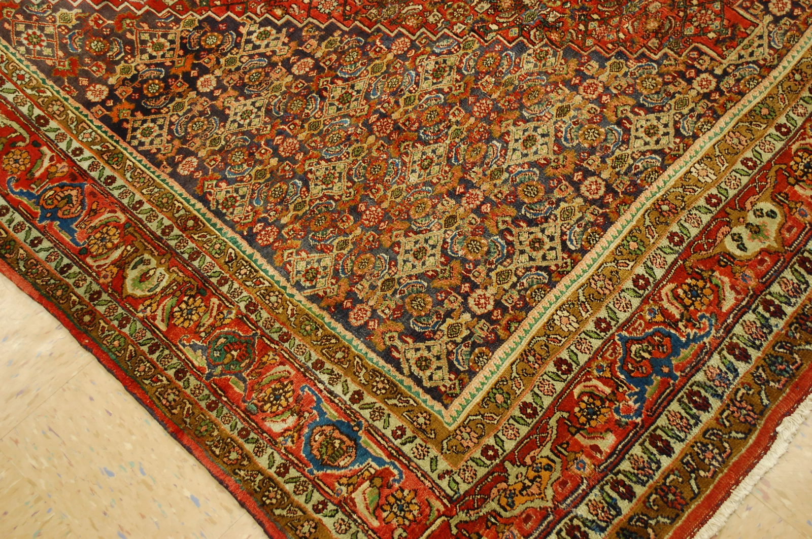 Persian BIJAR RUG 6'8" x 9'5" - 8