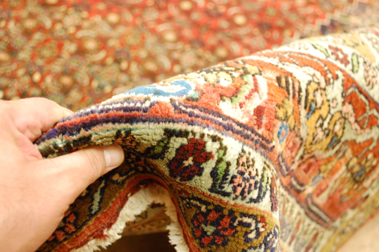 Persian BIJAR RUG 6'8" x 9'5" - 9