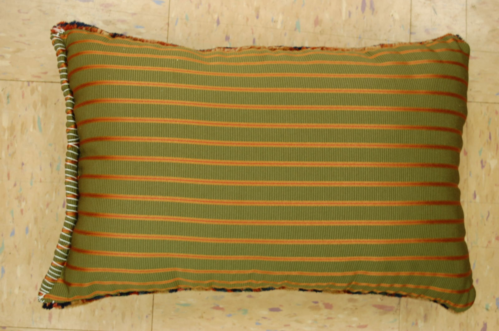 Hand-Made antique rug Pillow Cushion Rug 1'2" x 1' 8" - 4