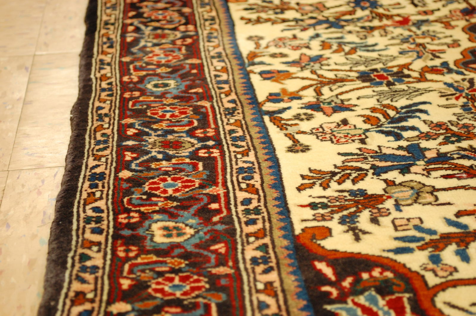Persian BIJAR RUG, 3'9" x 5'2" - 8