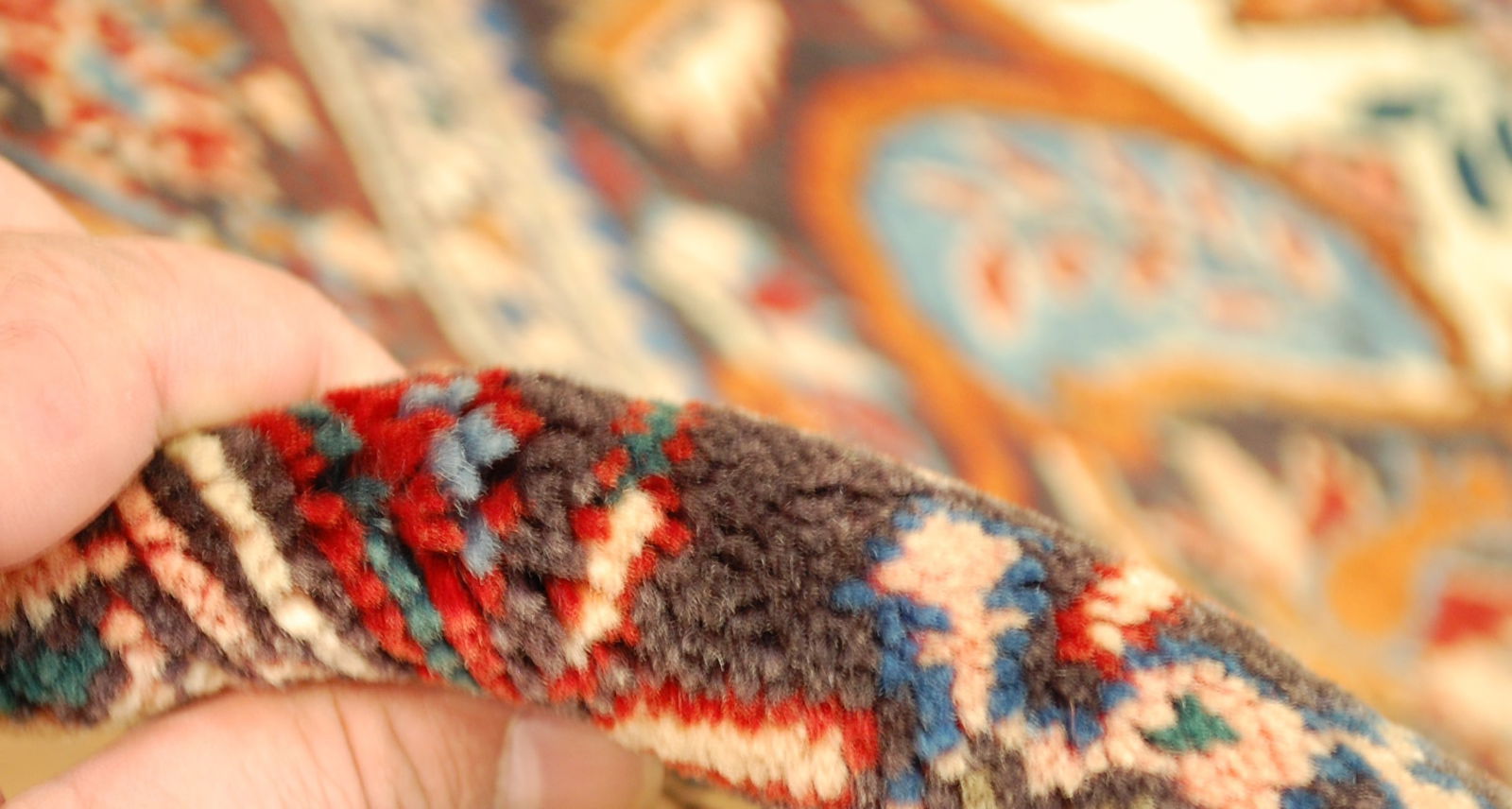 Persian BIJAR RUG, 3'9" x 5'2" - 9