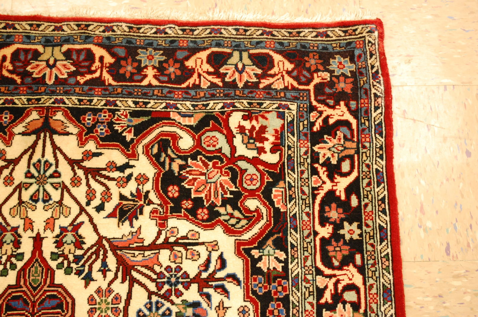 Persian BIJAR RUG 3'9" x 5' - 5