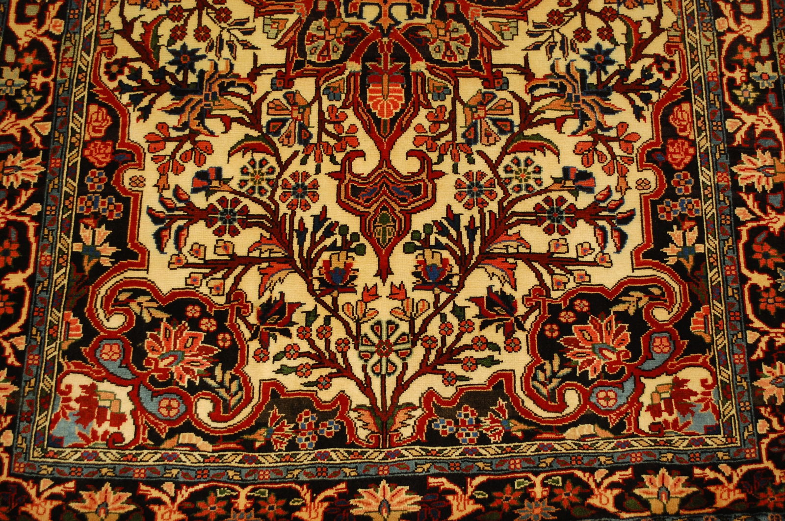 Persian BIJAR RUG 3'9" x 5' - 6