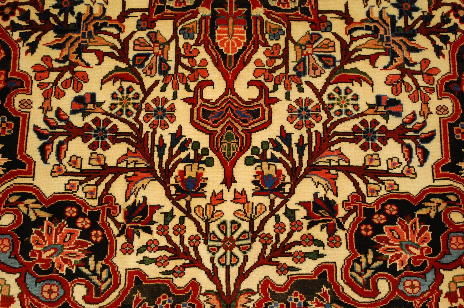 Persian BIJAR RUG 3'9" x 5' - 7