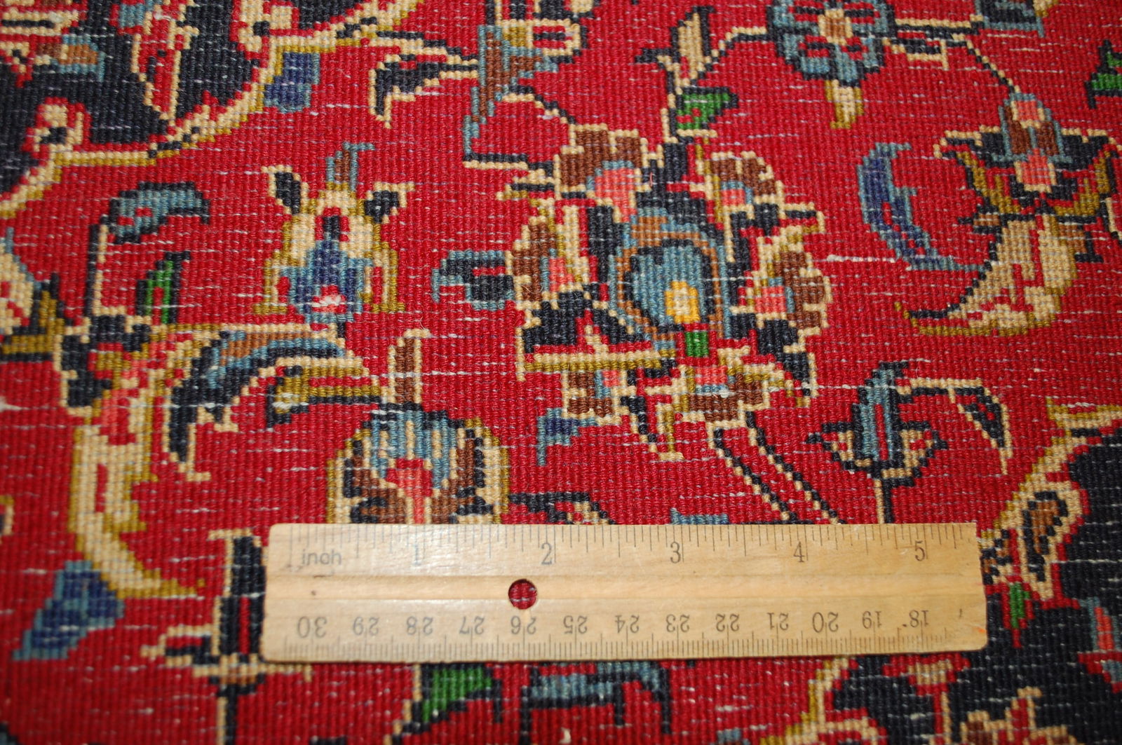 PAIR ,ANTIQUE PERSIAN -KESHAN RUG 2'5" x 3'4" AND 2'6" X 3'4" - 13