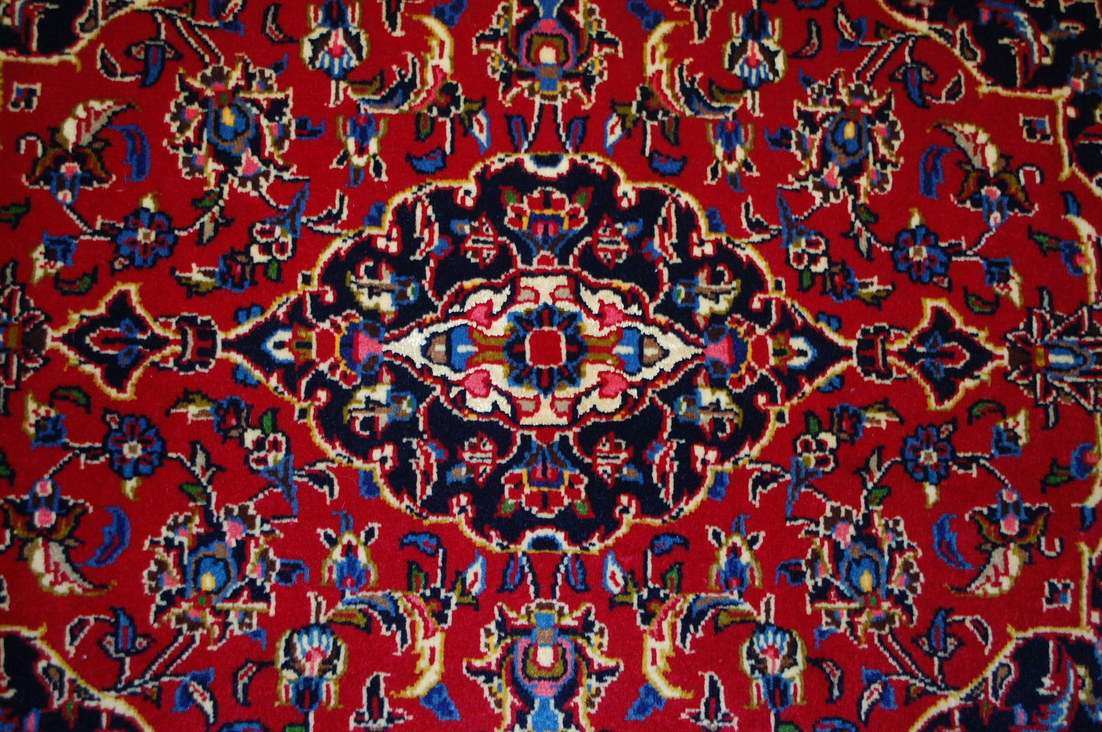 PAIR ,ANTIQUE PERSIAN -KESHAN RUG 2'5" x 3'4" AND 2'6" X 3'4" - 8