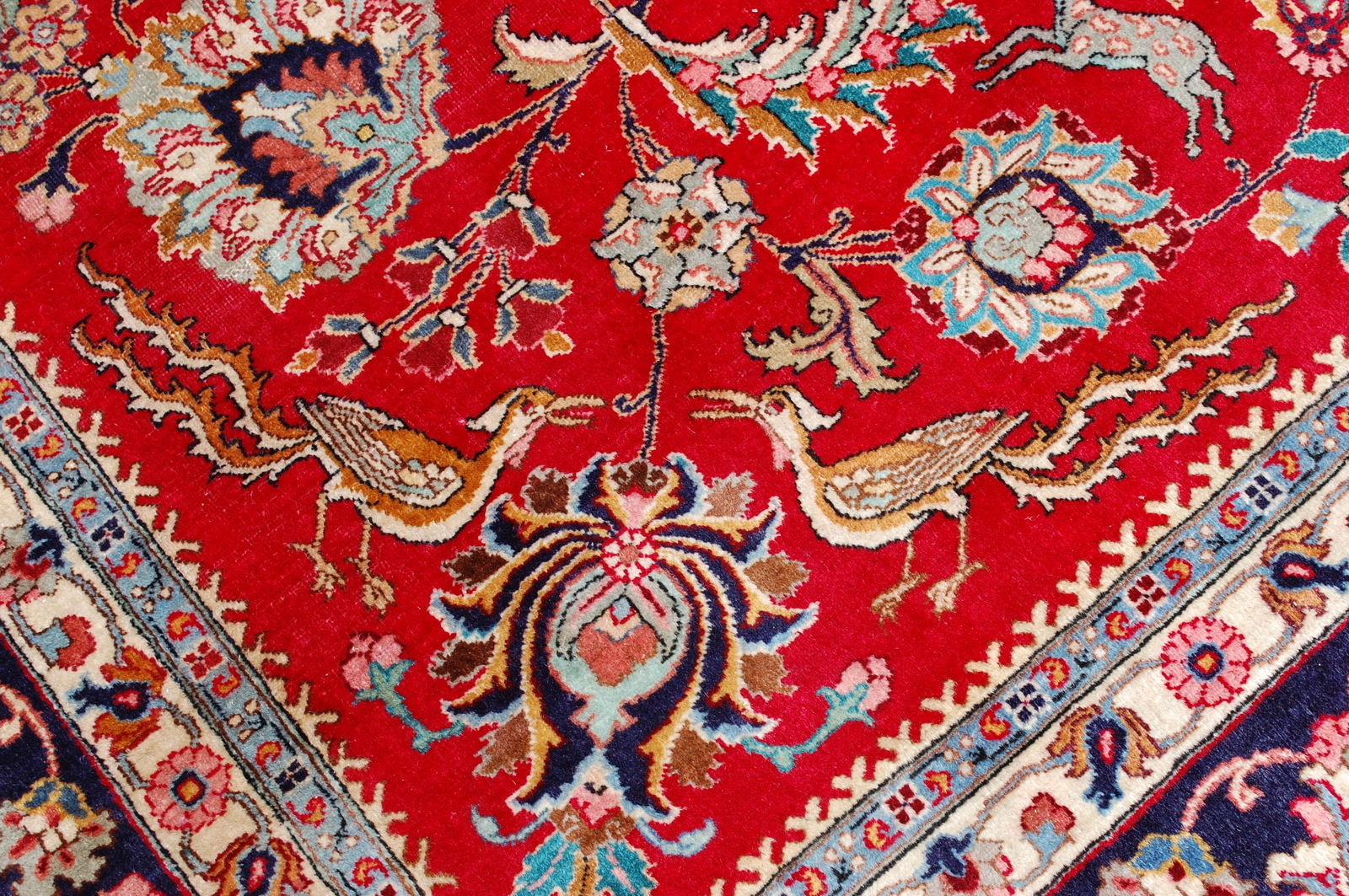 Persian TABRIZ RUG 11.4x19 - 8