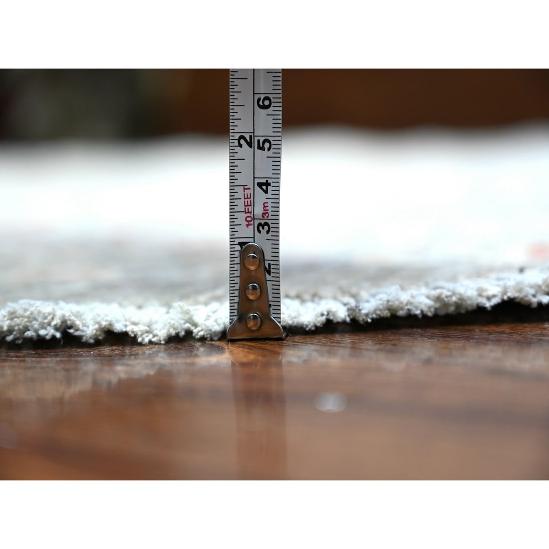 Gray Ziegler Mahal Hand Knotted Pure Wool Round Oriental Rug - 10