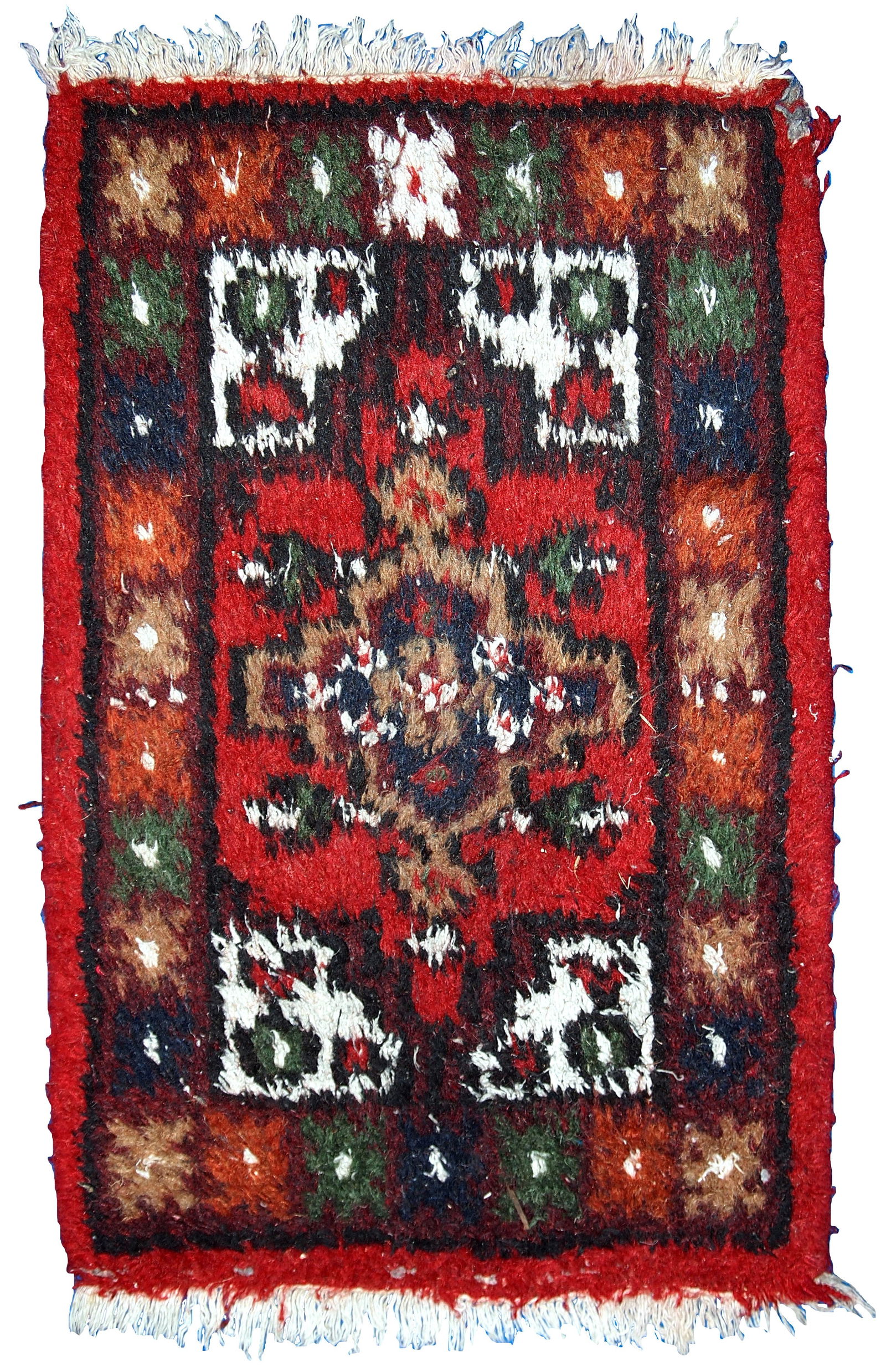 Hand Knotted Indo-Tabriz Red Wool Oriental Area Rug Carpet 8'10" x 11'10" (1 of 6)