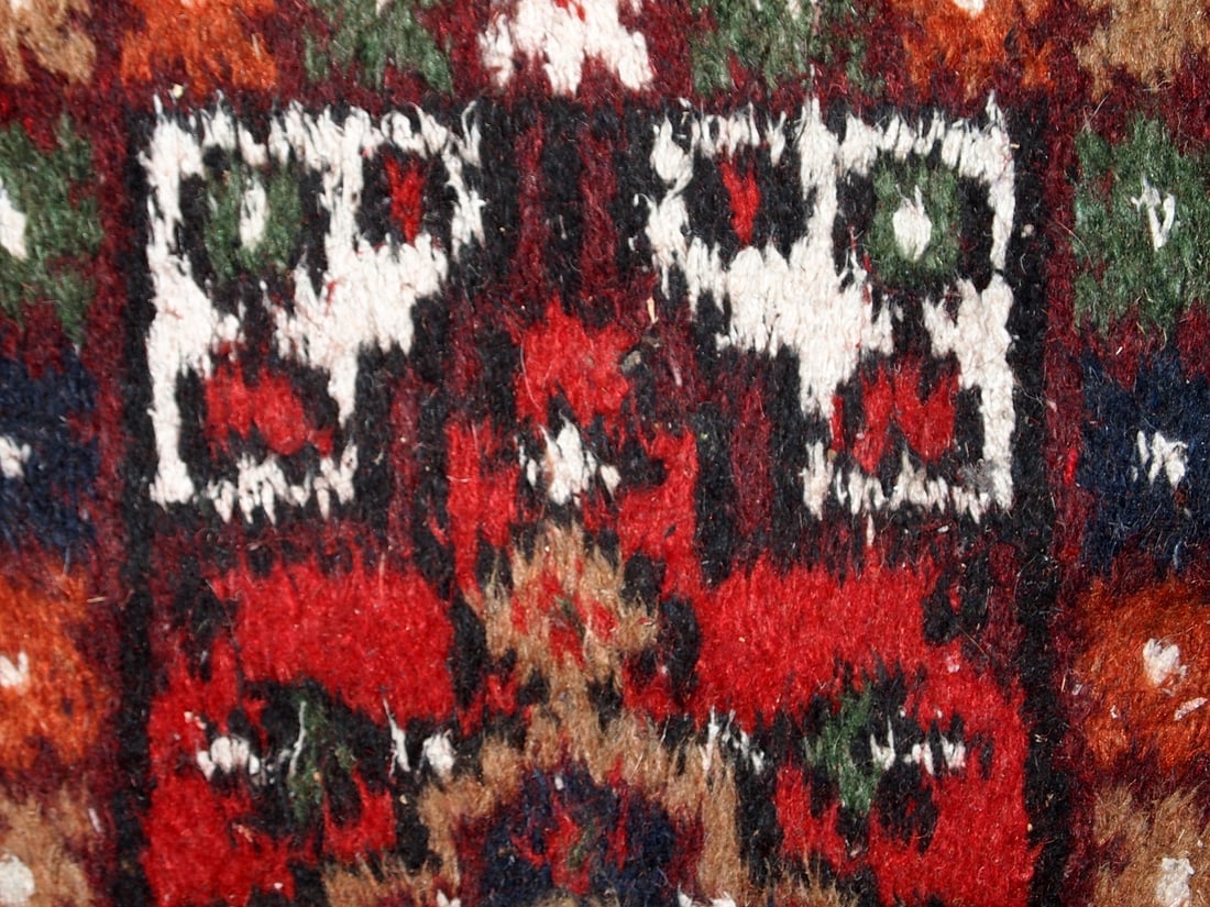 Hand Knotted Indo-Tabriz Red Wool Oriental Area Rug Carpet 8'10" x 11'10" - 4