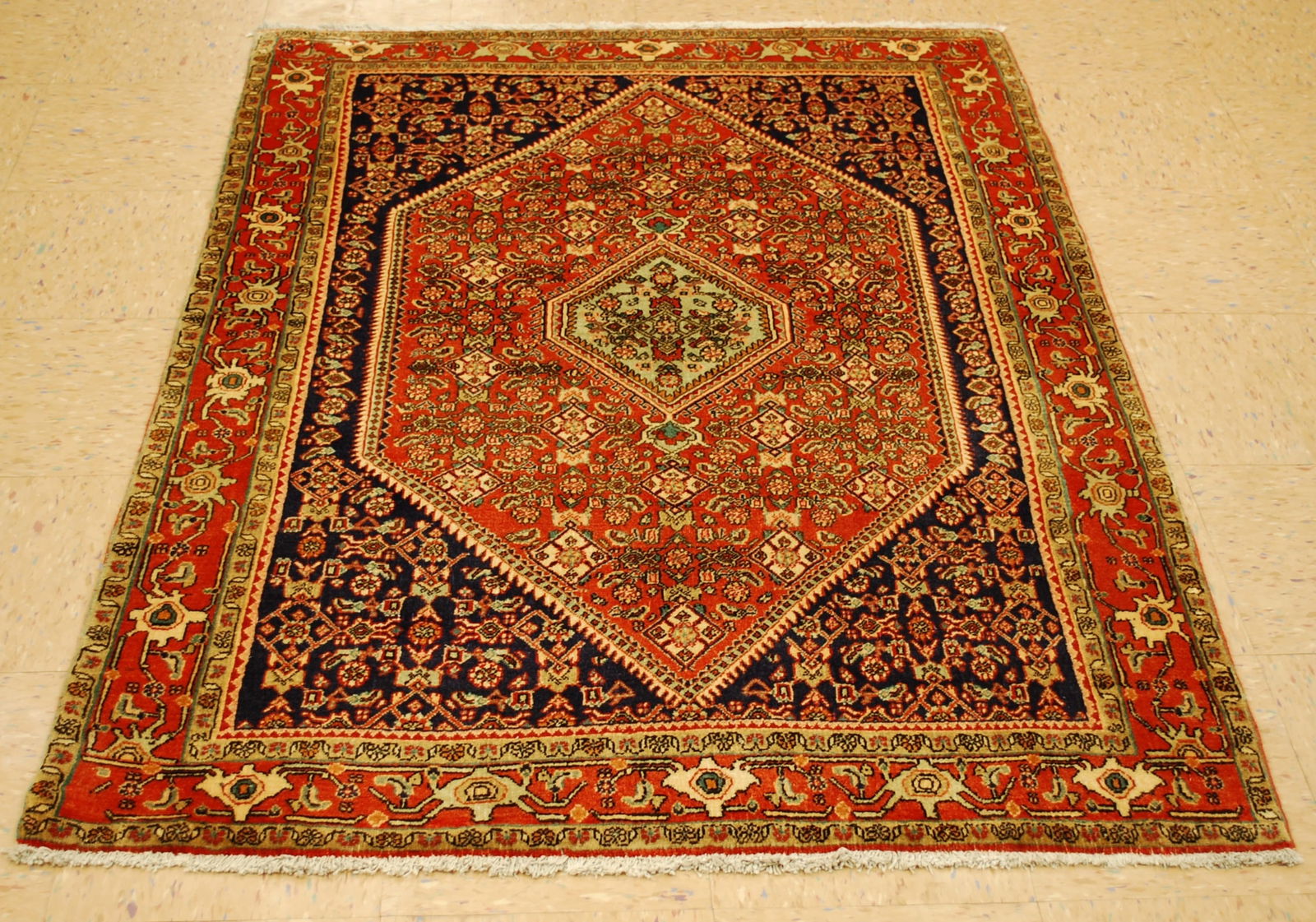 Persian BIJAR RUG 4'x5'4" (1 of 12)