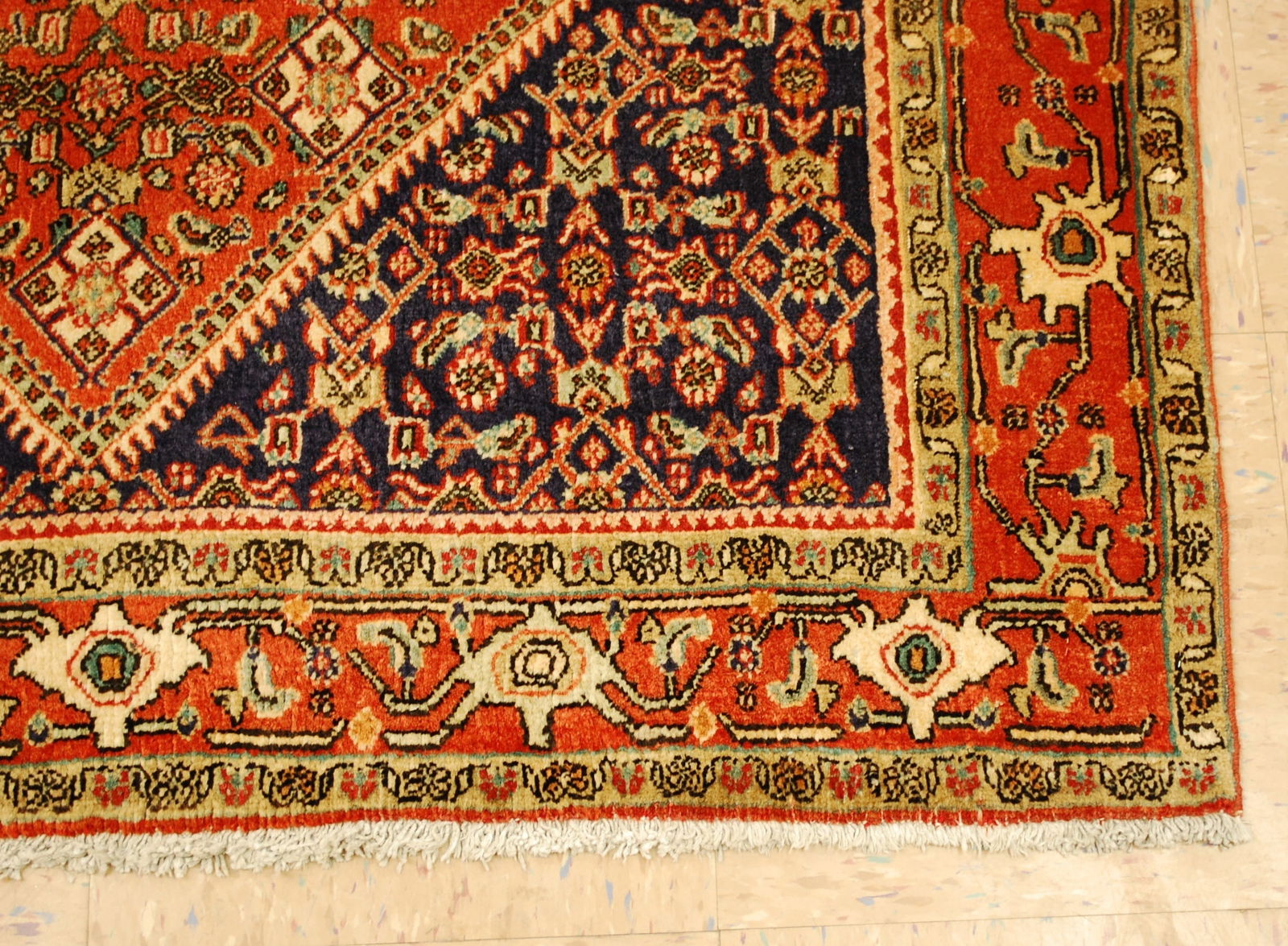 Persian BIJAR RUG 4'x5'4" - 2