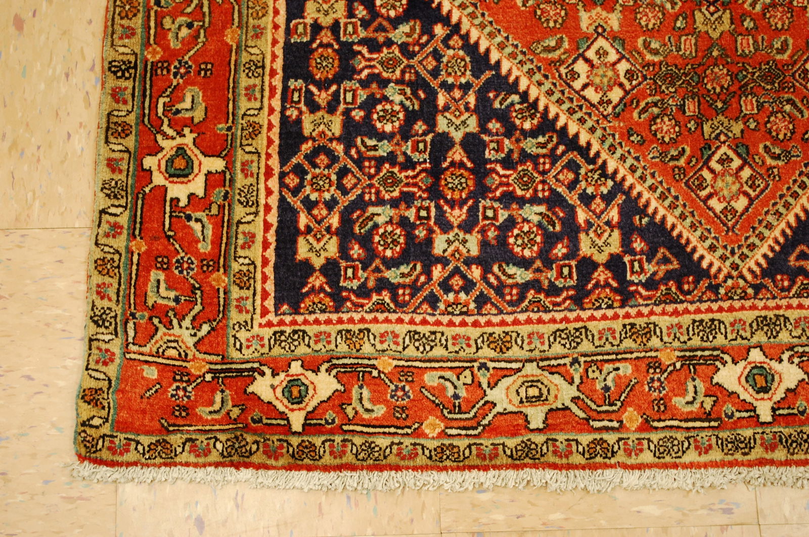 Persian BIJAR RUG 4'x5'4" - 3