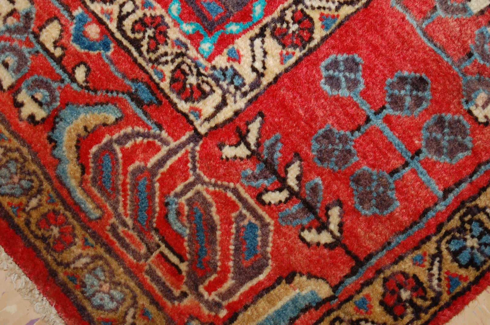 Persian SARUK FERAKHAN RUG 4'1" x 6'6" - 12