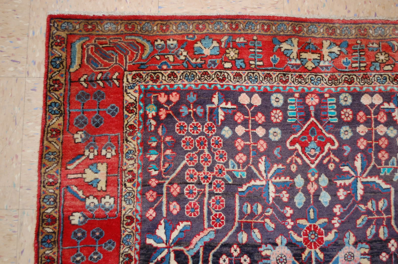 Persian SARUK FERAKHAN RUG 4'1" x 6'6" - 4