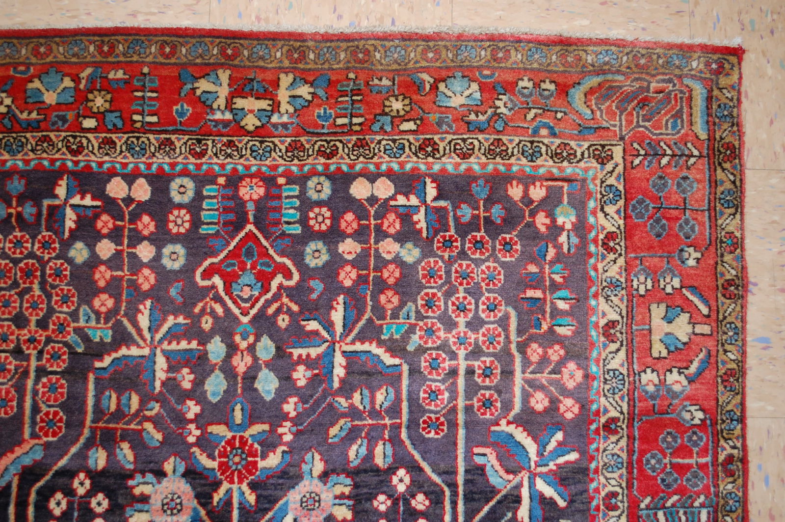 Persian SARUK FERAKHAN RUG 4'1" x 6'6" - 5