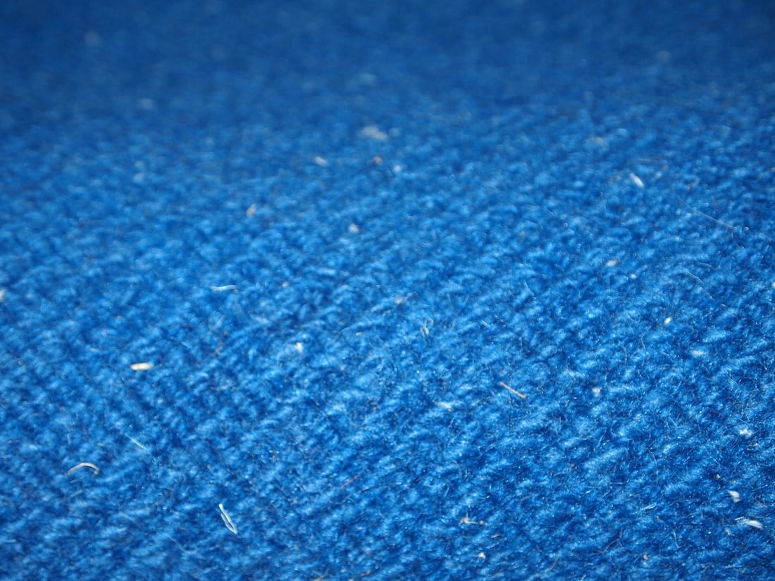 Handmade antique French Art Deco rug 1.6' x 3.8' (50cm x 116cm) 1920s - 12