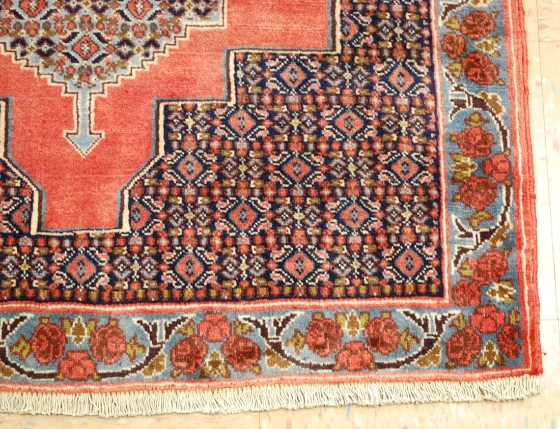 Persian Bijar Rug 3' x 11'6" - 2