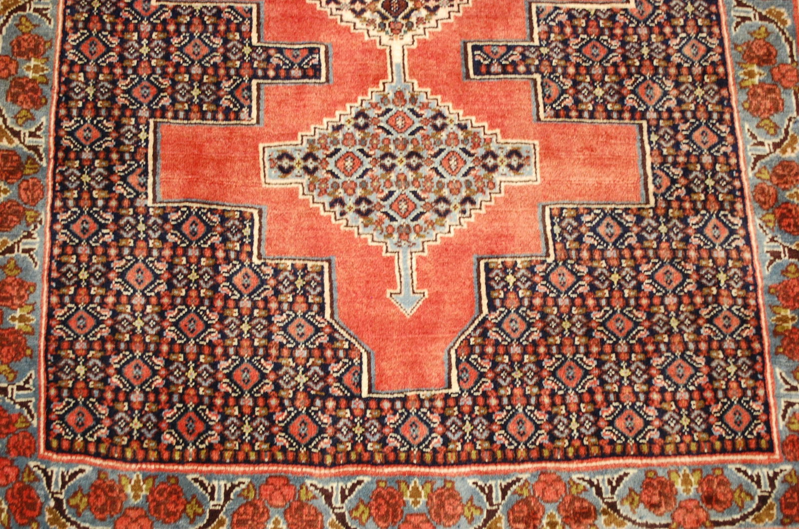 Persian Bijar Rug 3' x 11'6" - 7