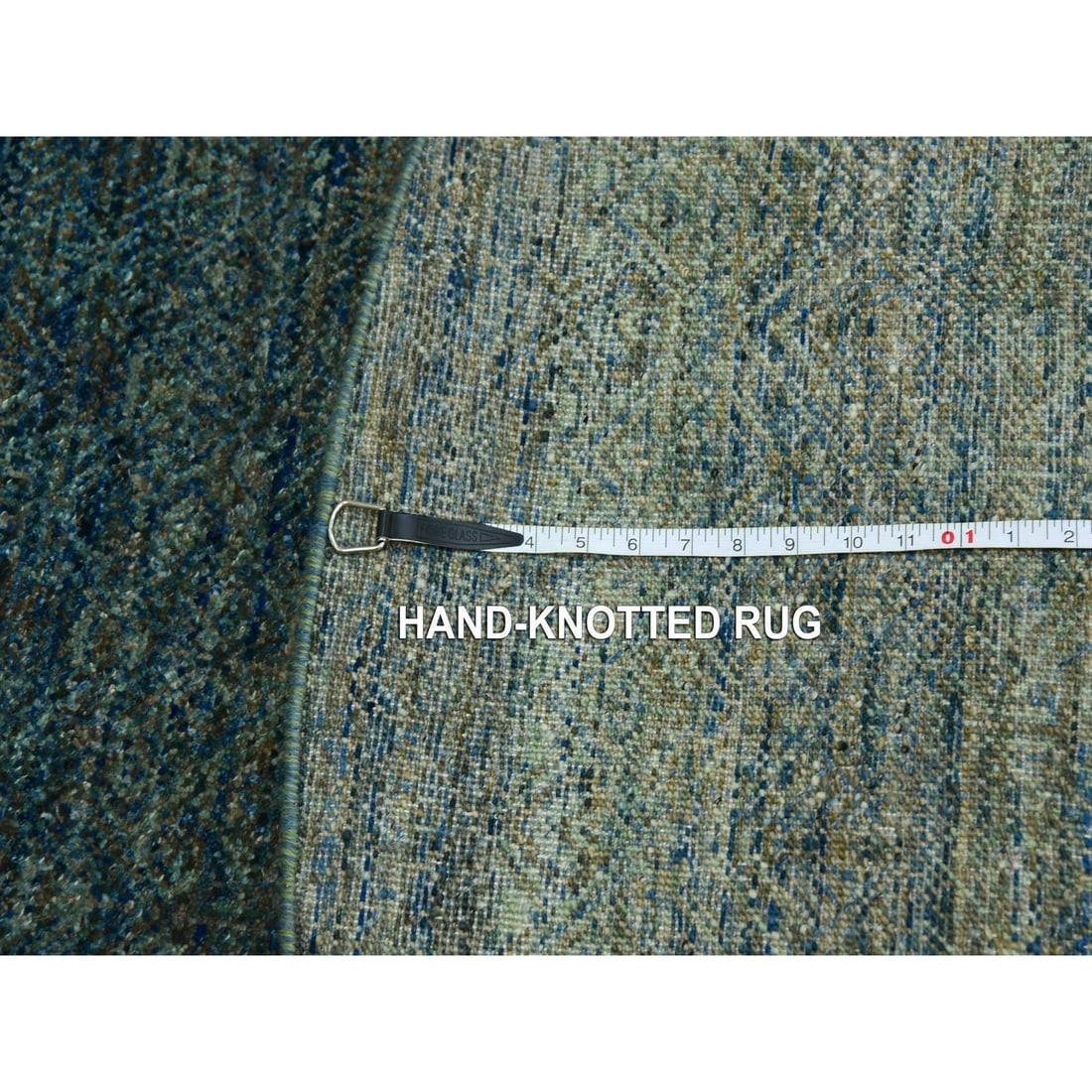 Arabian Forest Green, Herat Pattern, Borderless Diamond Shape - 7