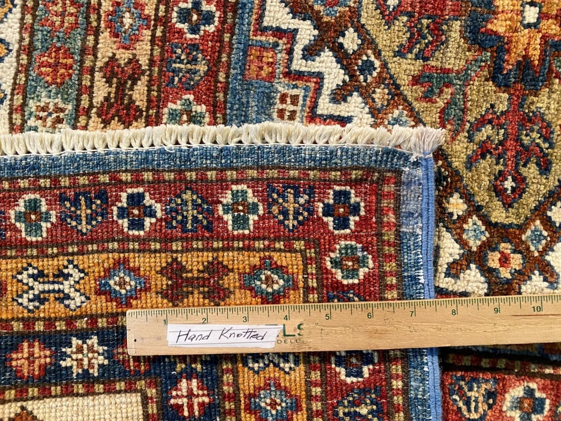 EXQUISITE SILK &WOOL RUG 9x12 - 8