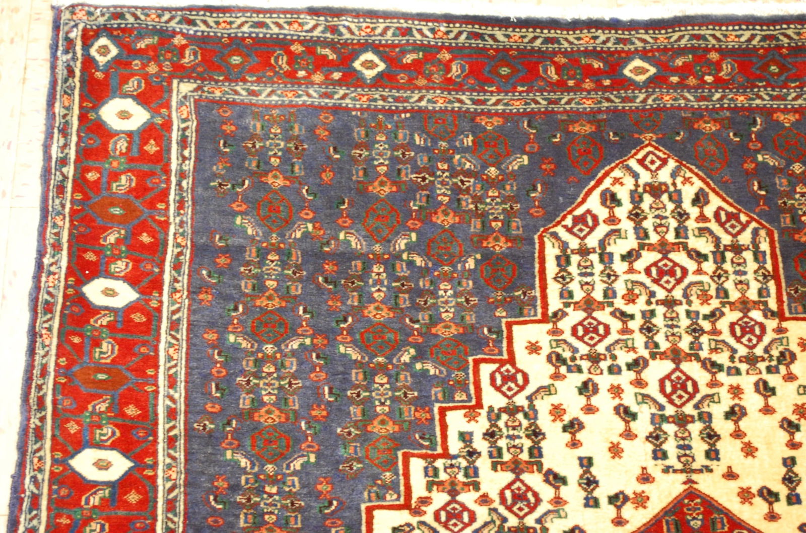 Persian BIJAR RUG ,3'11" x 6'6" - 4