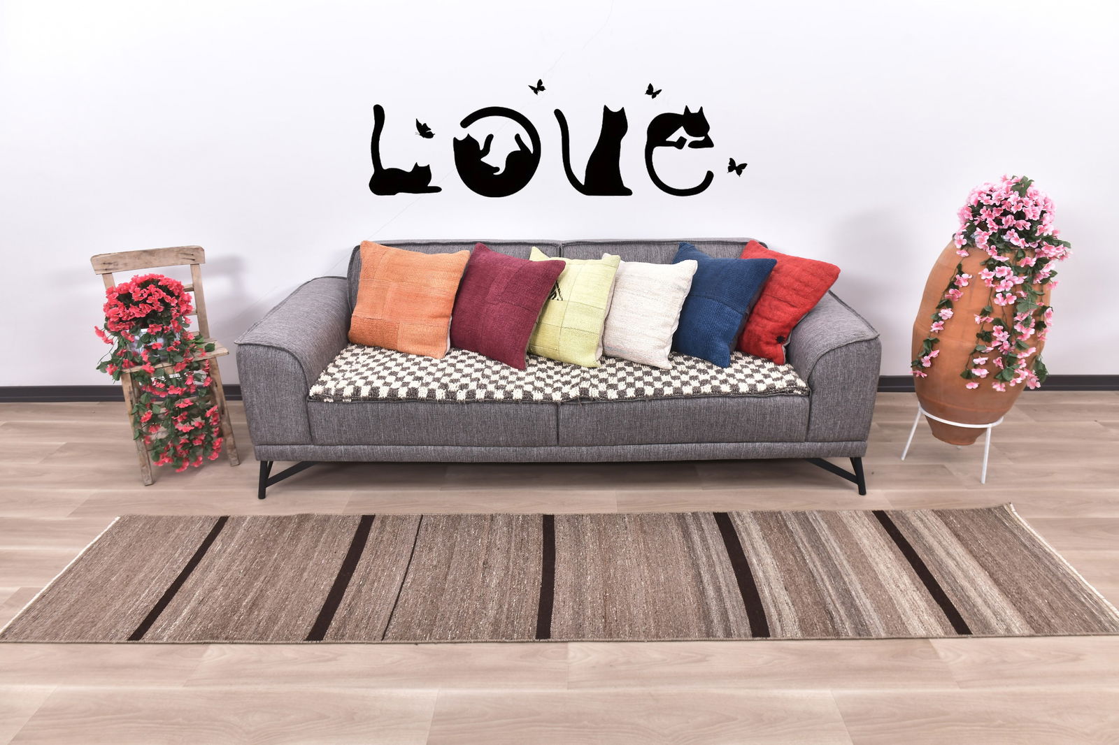 2'1'' x 10'5'' Turkish Handmade Kilim Rug - 240236 (1 of 14)