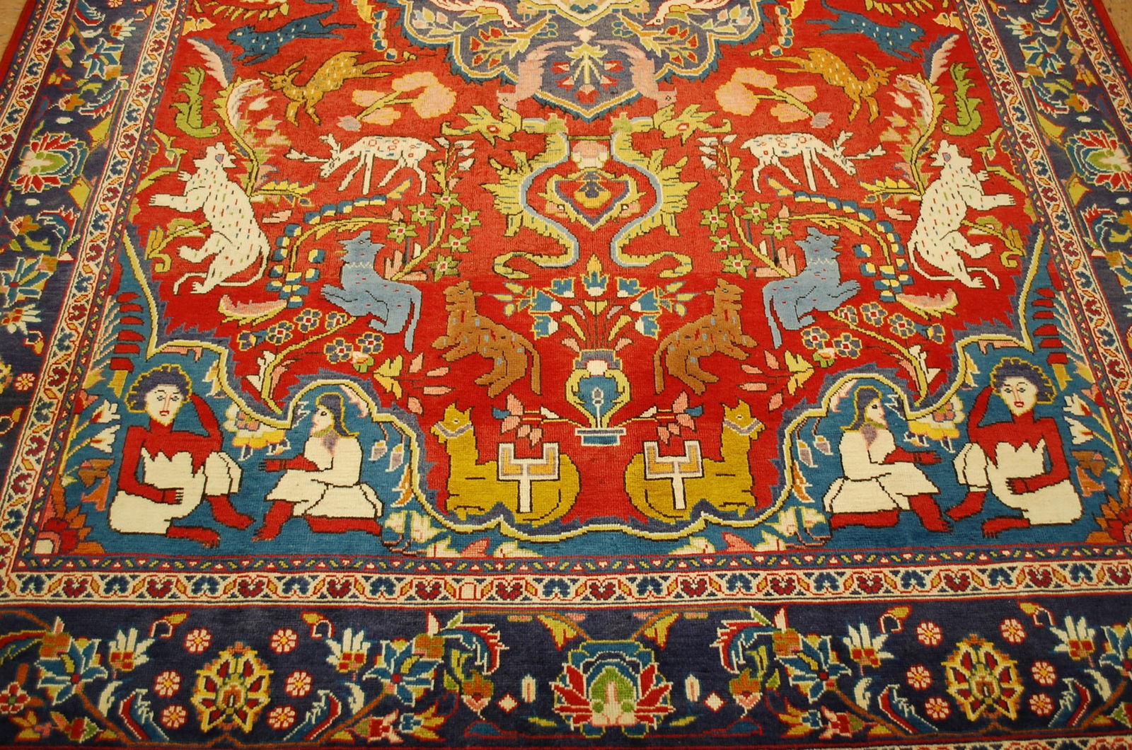 Persian TABRIZ RUG 7.2x11 - 10