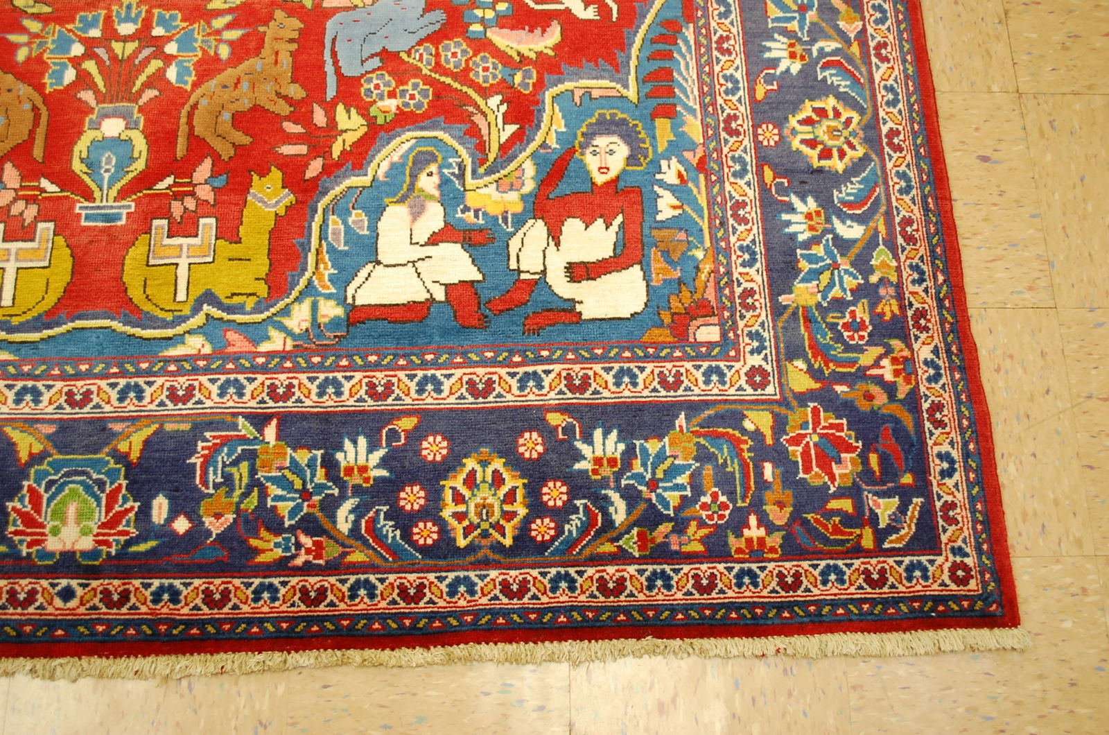 Persian TABRIZ RUG 7.2x11 - 2