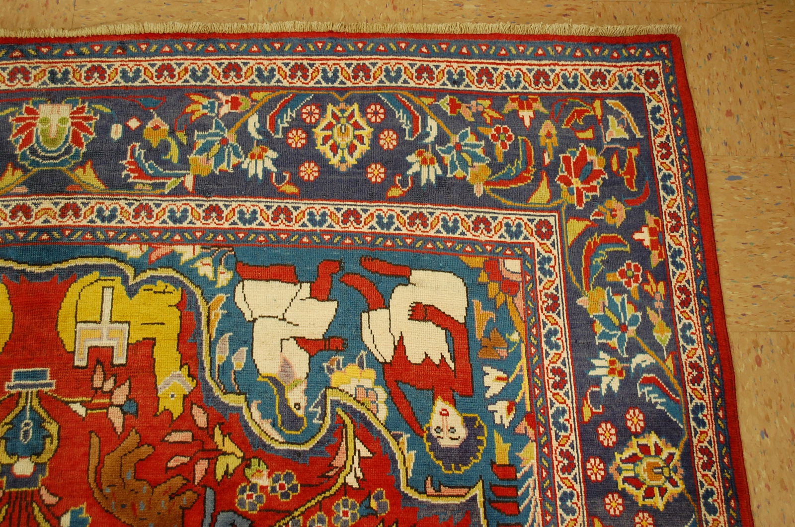 Persian TABRIZ RUG 7.2x11 - 5