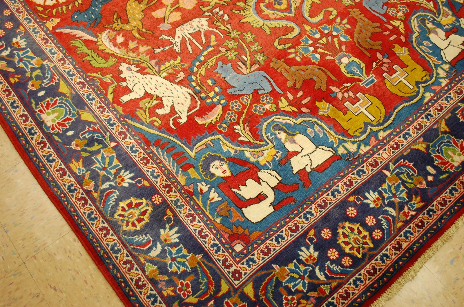 Persian TABRIZ RUG 7.2x11 - 8