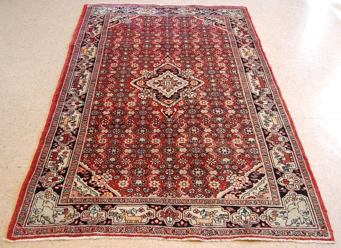 Persian BIJAR RUG, 4.4x7 (1 of 9)