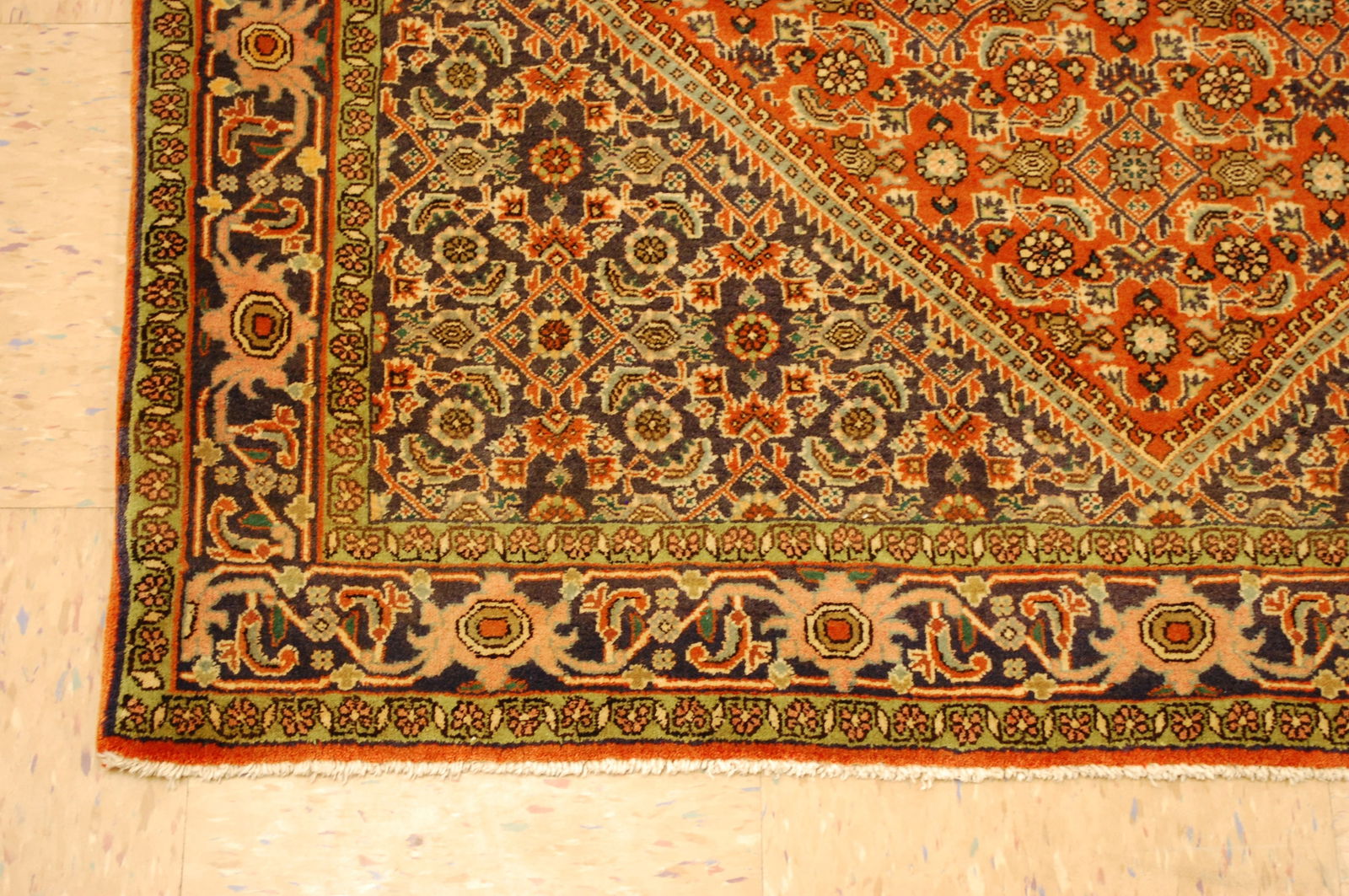 Persian BIJAR RUG 3'10" x 5'7" - 3
