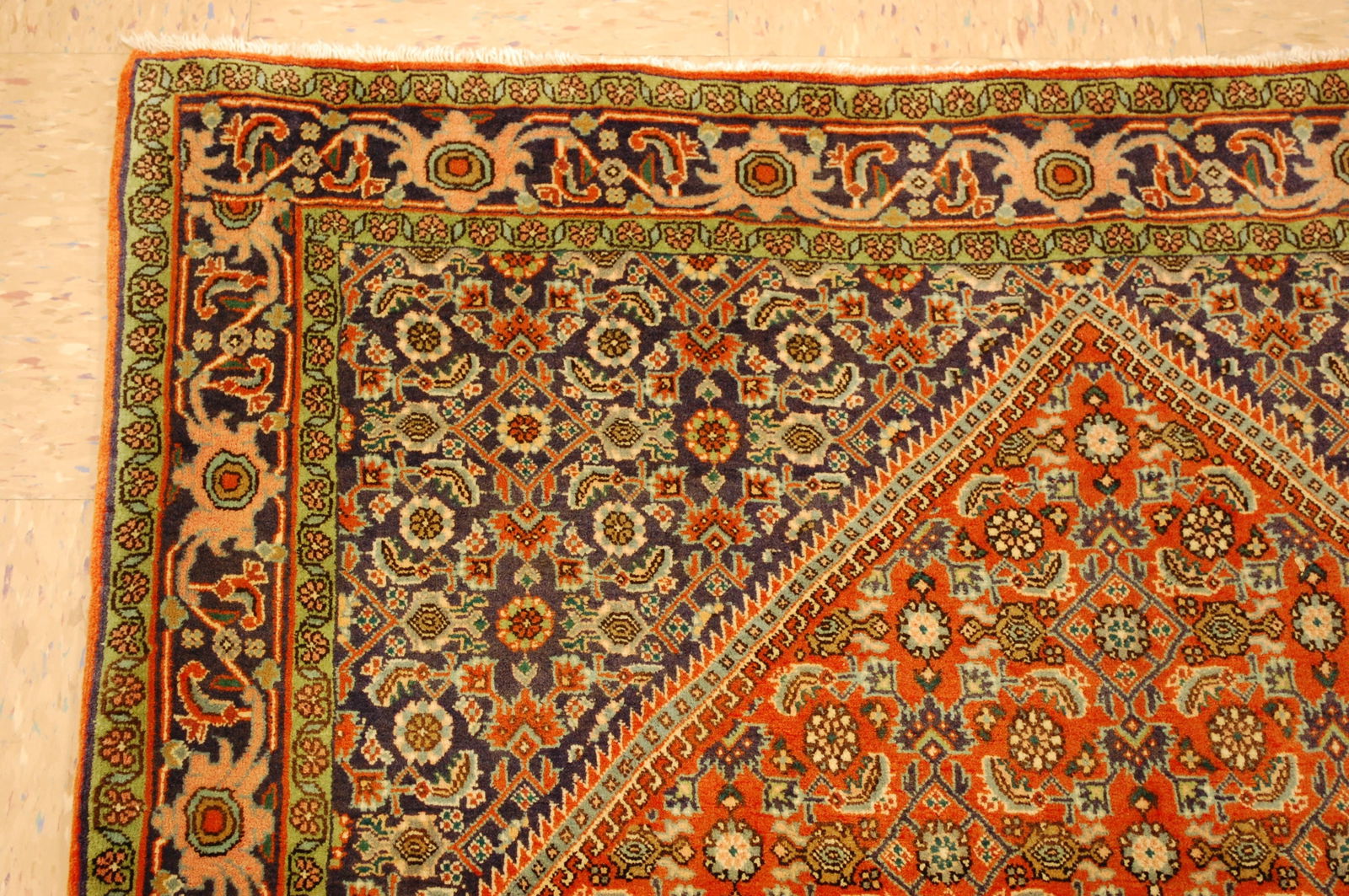 Persian BIJAR RUG 3'10" x 5'7" - 4