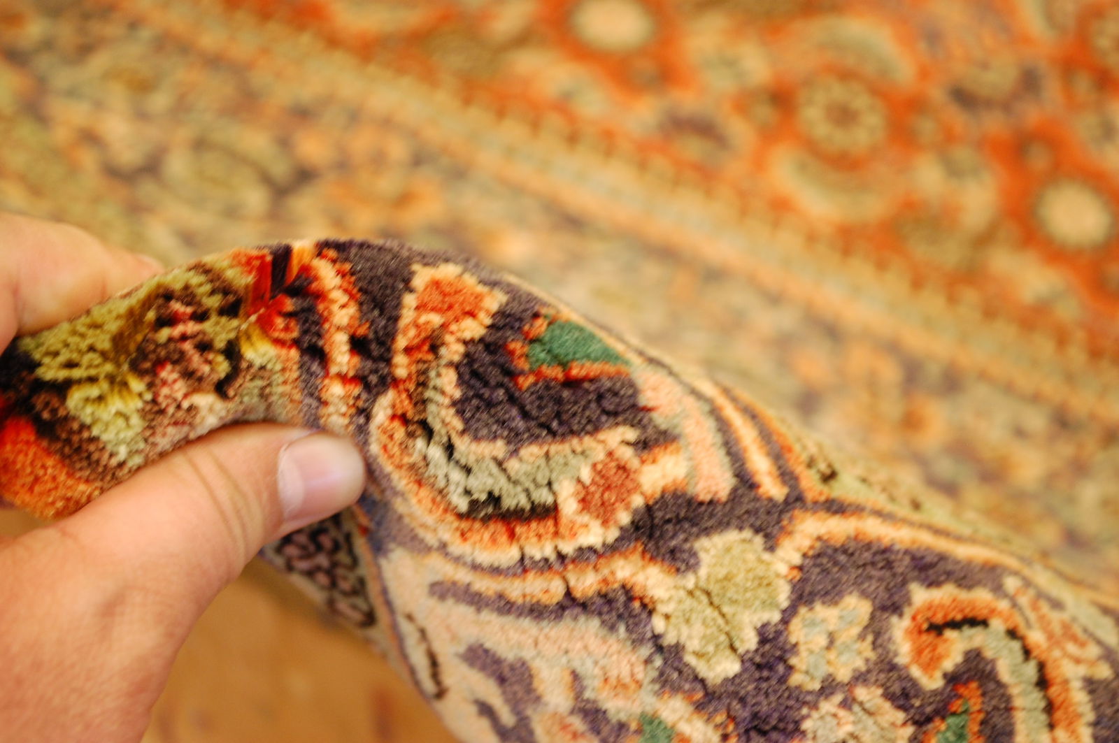 Persian BIJAR RUG 3'10" x 5'7" - 8