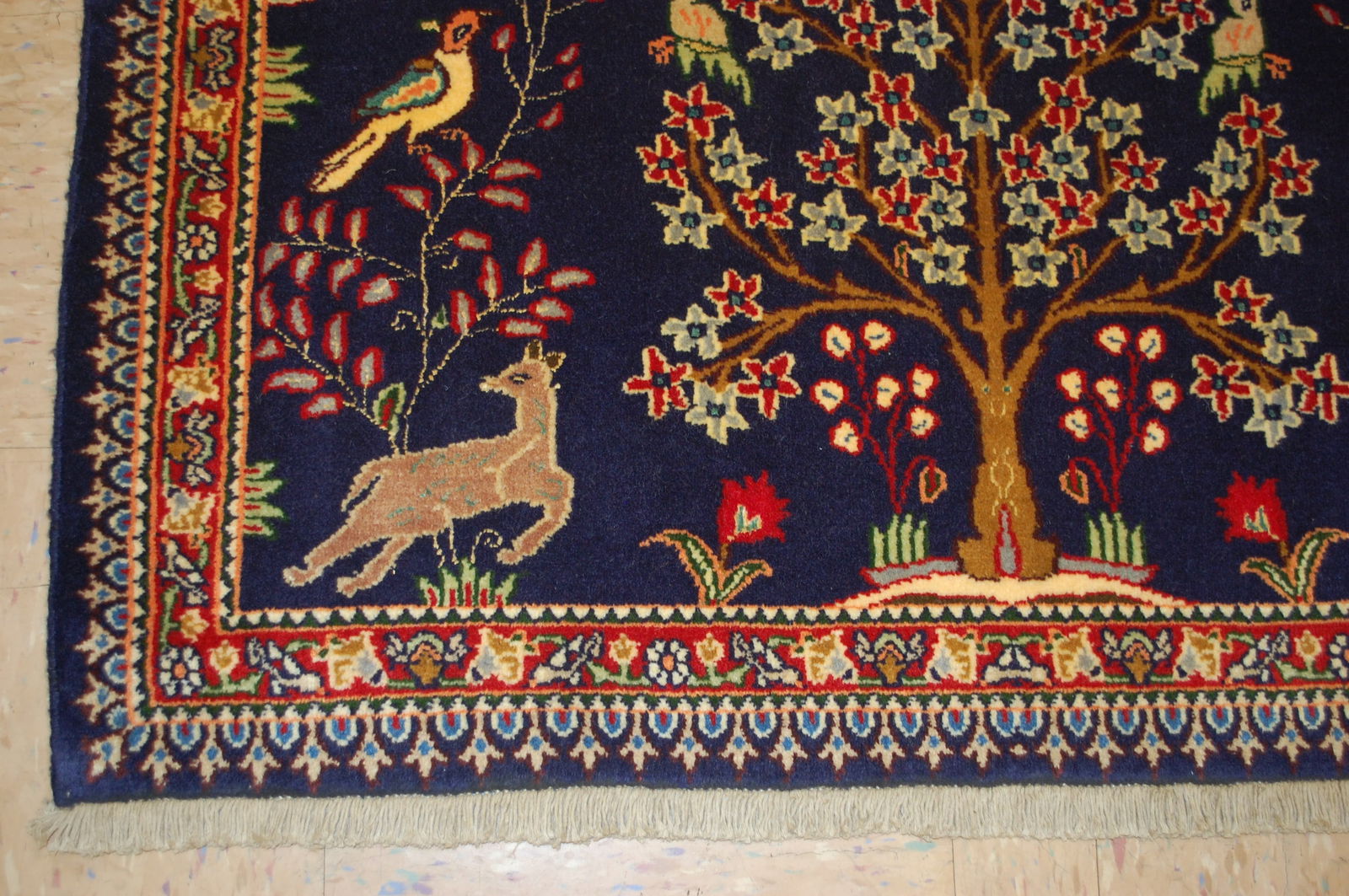 PAIR ,ANTIQUE PERSIAN -KESHAN RUG 2' x 3' AND 2' X 3' - 6