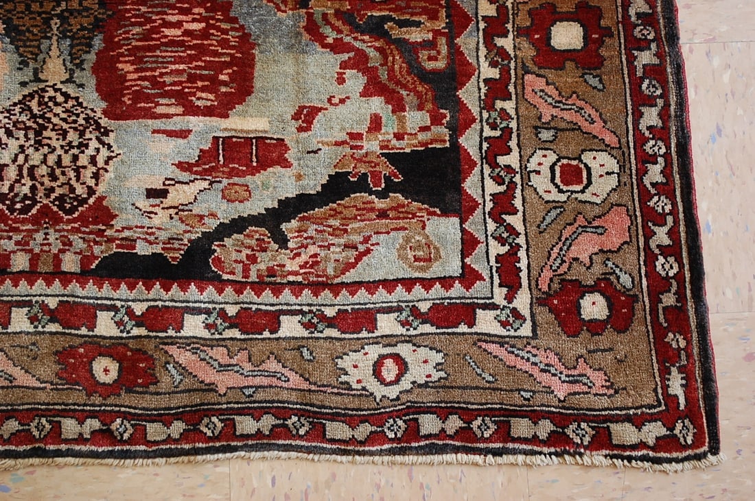 Persian BIJAR RUG, 4.3x6.7 - 2