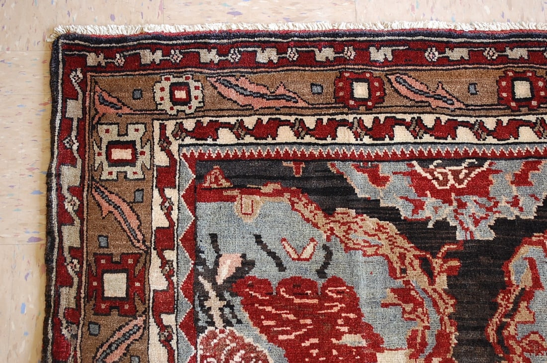Persian BIJAR RUG, 4.3x6.7 - 3