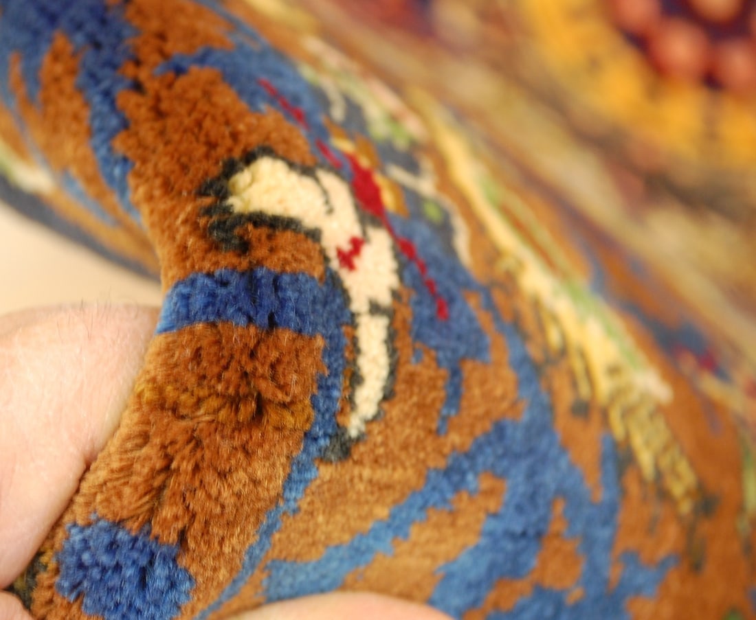 Persian KASHAN RUG 2'6" x 3'4" - 10