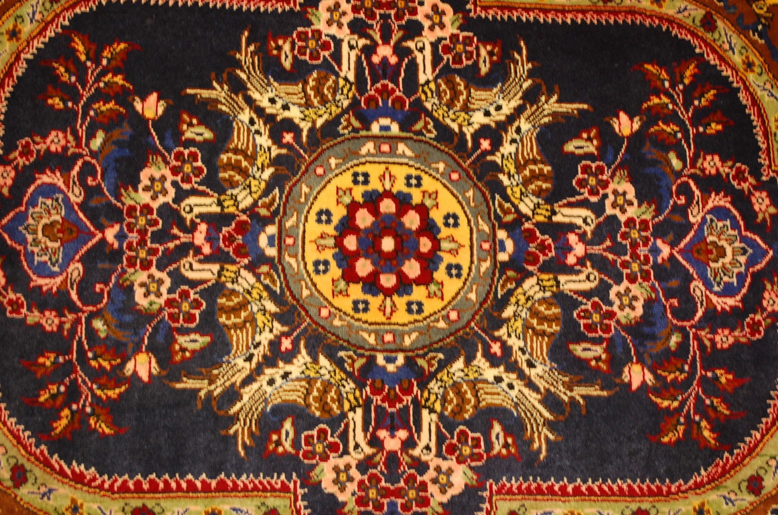 Persian KASHAN RUG 2'6" x 3'4" - 12