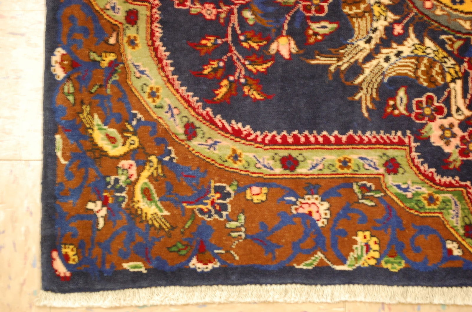 Persian KASHAN RUG 2'6" x 3'4" - 4