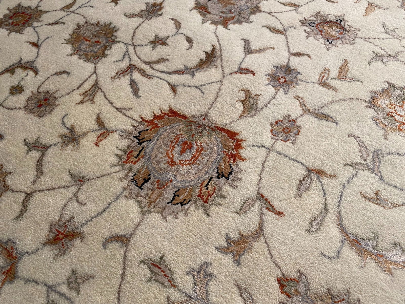 Magnificent Oushak Rug 9.3x11.9 - 4