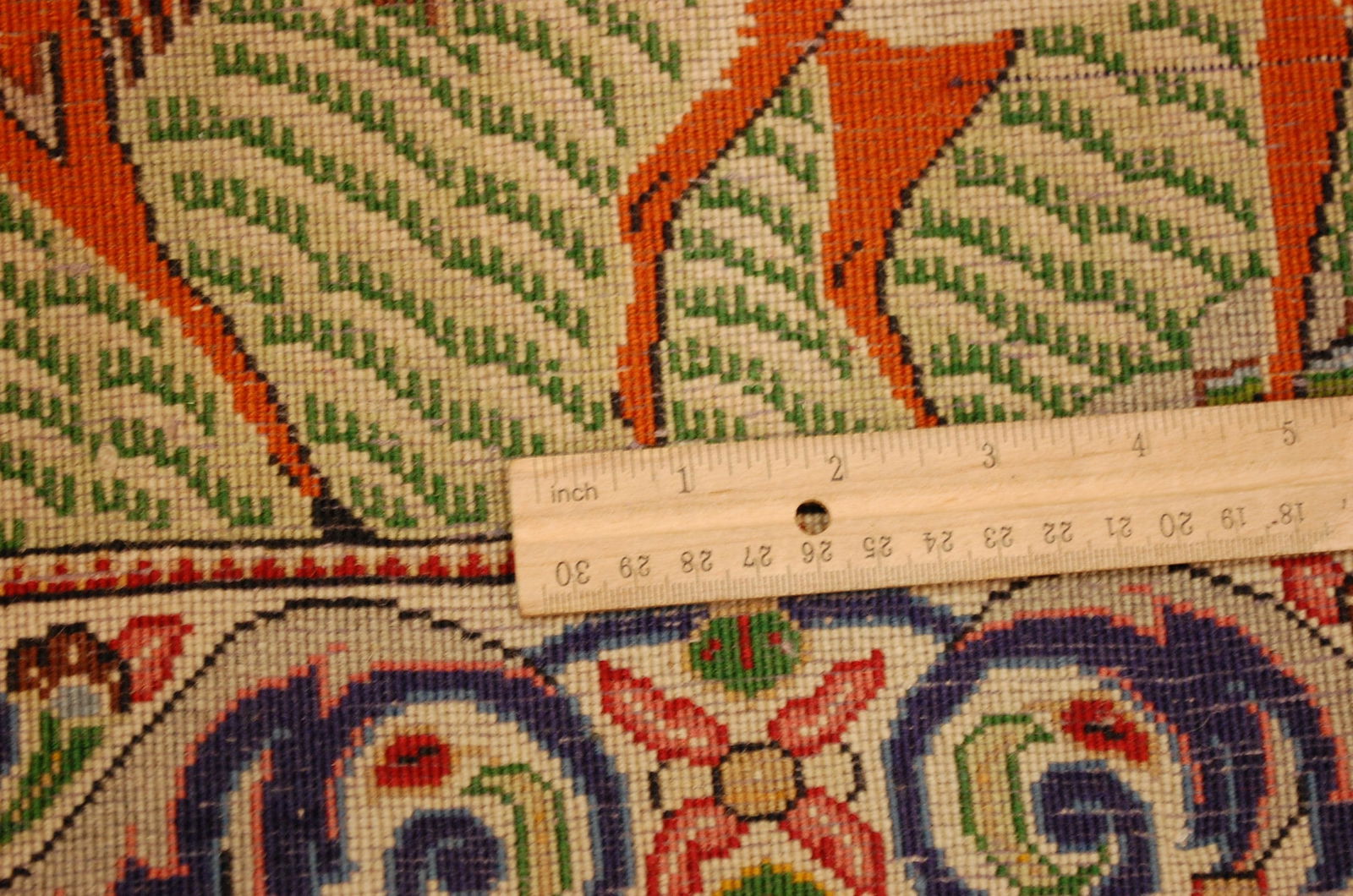 Persian TABRIZ RUG ,2.4x2.9 - 8