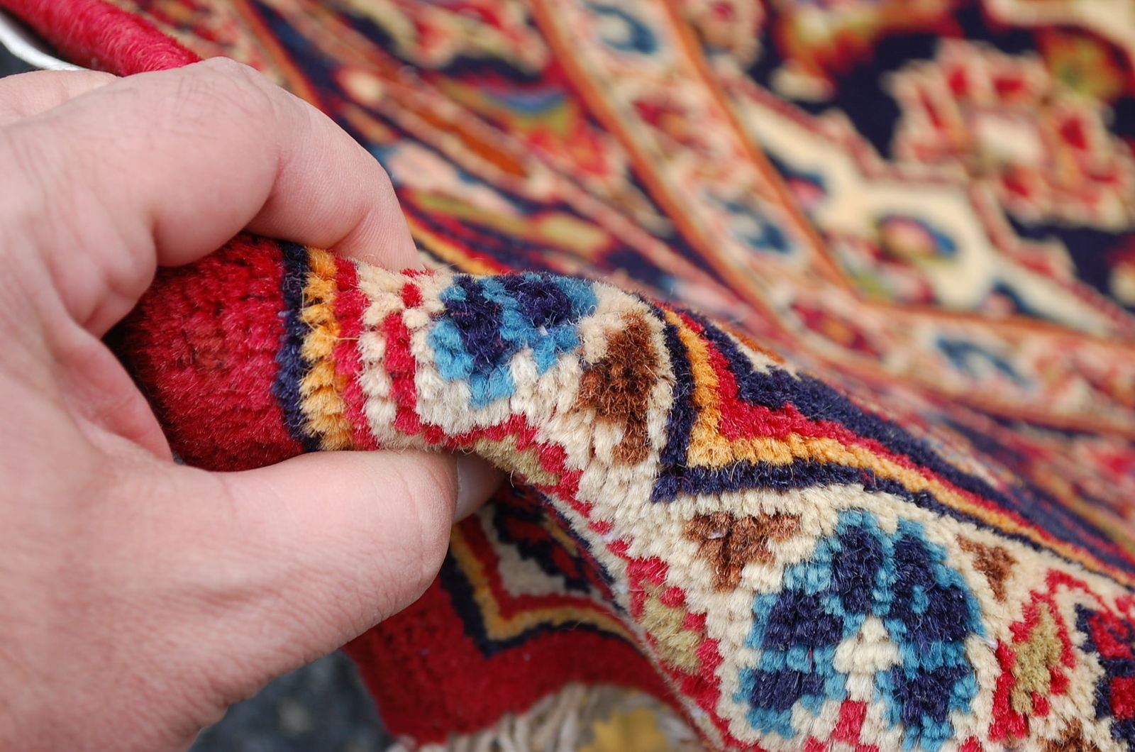 Persian KASHAN RUG 3'4"x 10' - 10