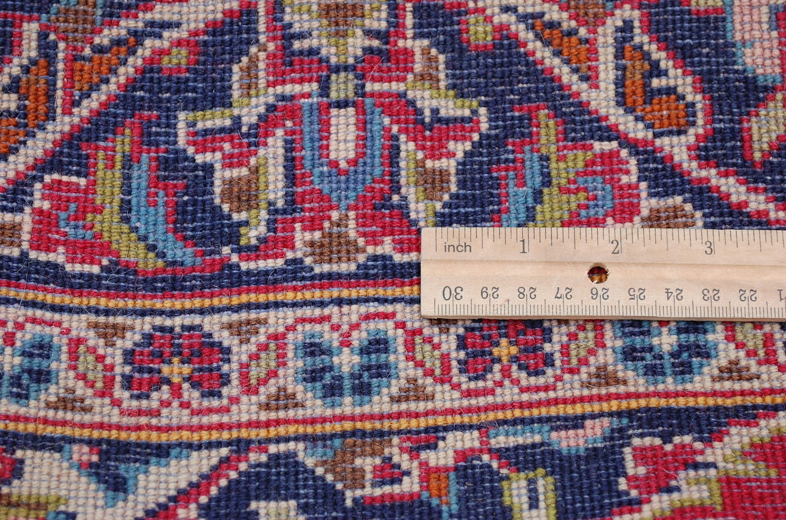 Persian KASHAN RUG 3'4"x 10' - 11