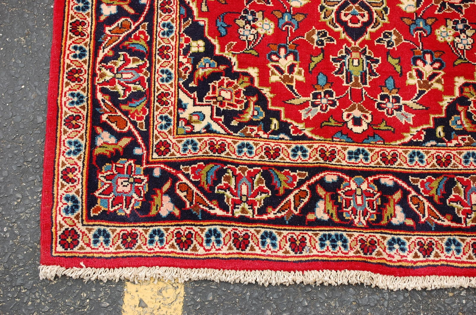 Persian KASHAN RUG 3'4"x 10' - 3