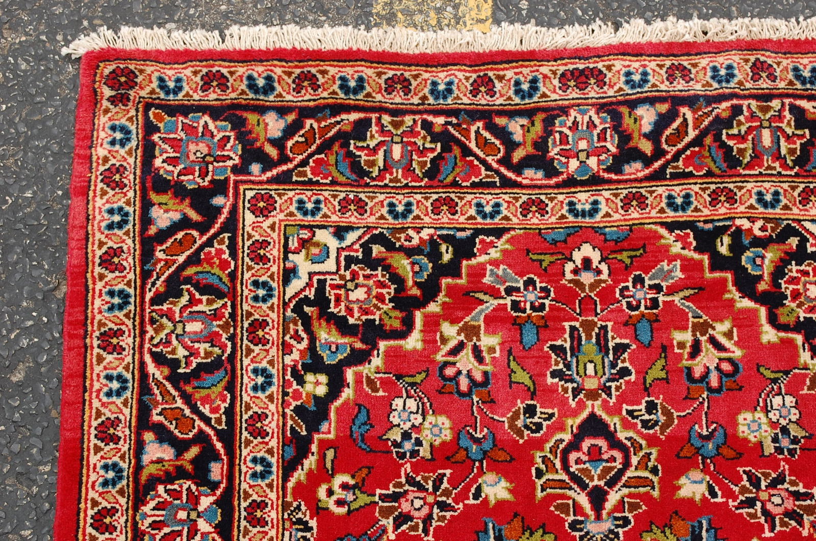 Persian KASHAN RUG 3'4"x 10' - 4